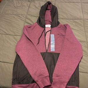 Champion Large Half Zip Hoodie